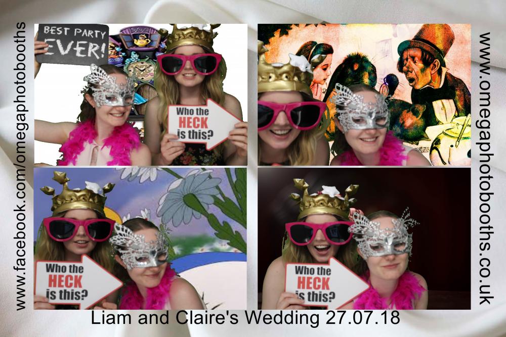 Liam & Claire's Wedding | View more photos from the event at gallery.omegaphotobooths.co.uk/u/Omega-Photobooths/Liam-Claires-Wedding